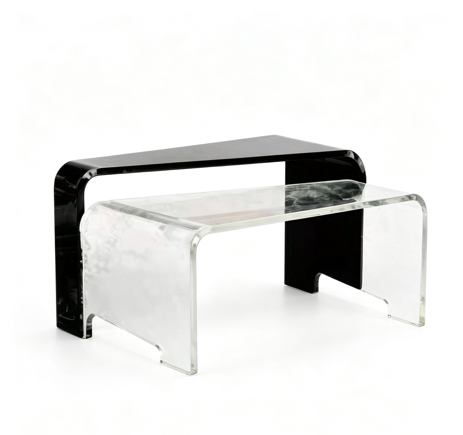 Double Acrylic Side Table