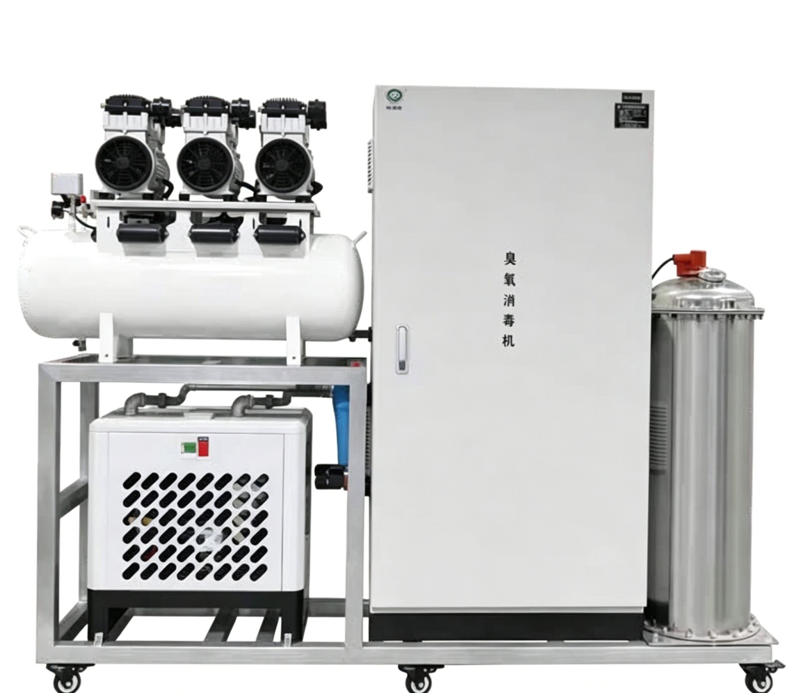 Medium Sized Oxygen Source Ozone Generator 200-400g/h Water Cooled Industrial Ozone Disinfection Machine