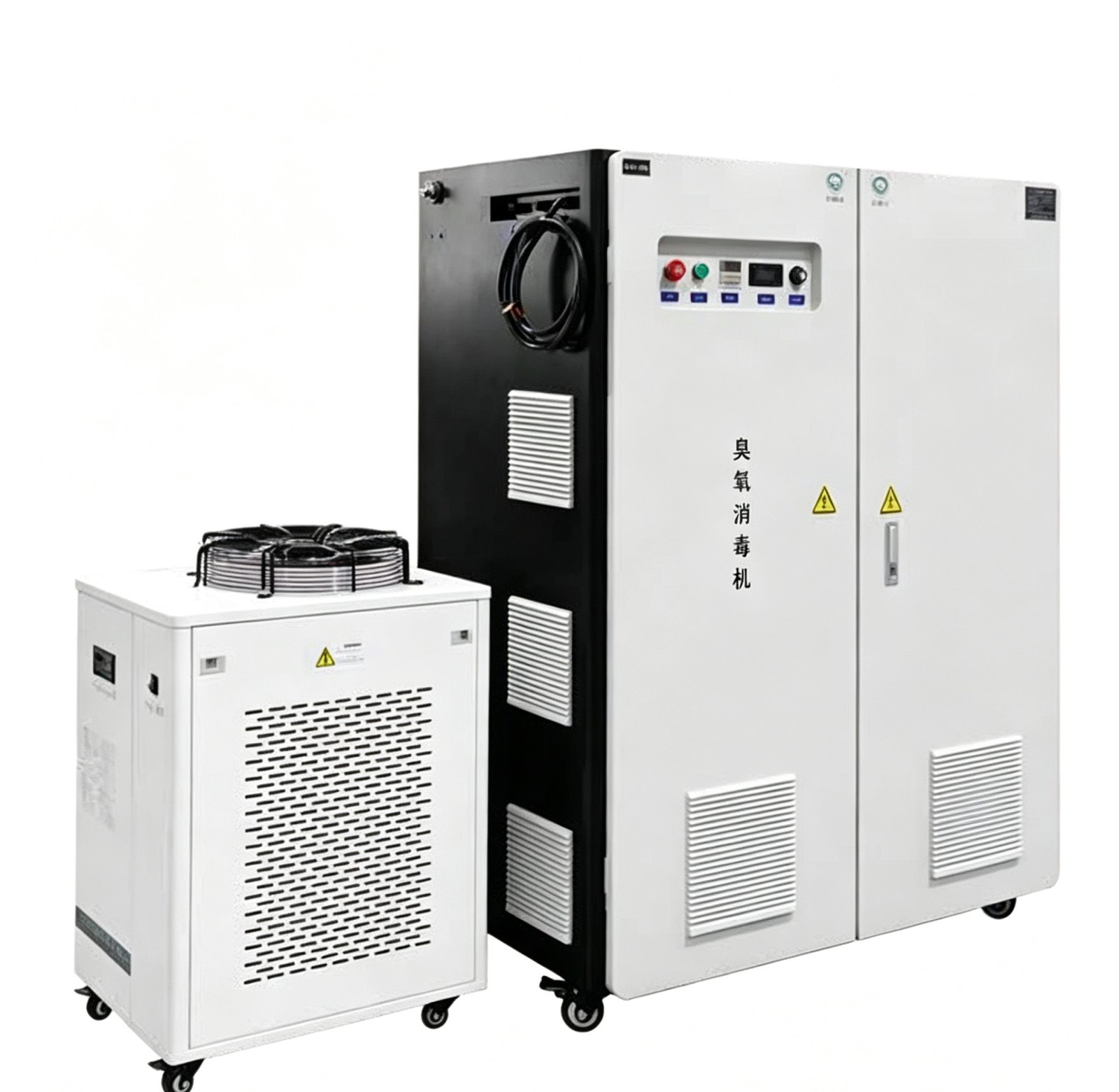 Water Cooled Medium Oxygen Source Ozone Generator 200-600g/h Integrated Industrial Ozone Disinfection Machine