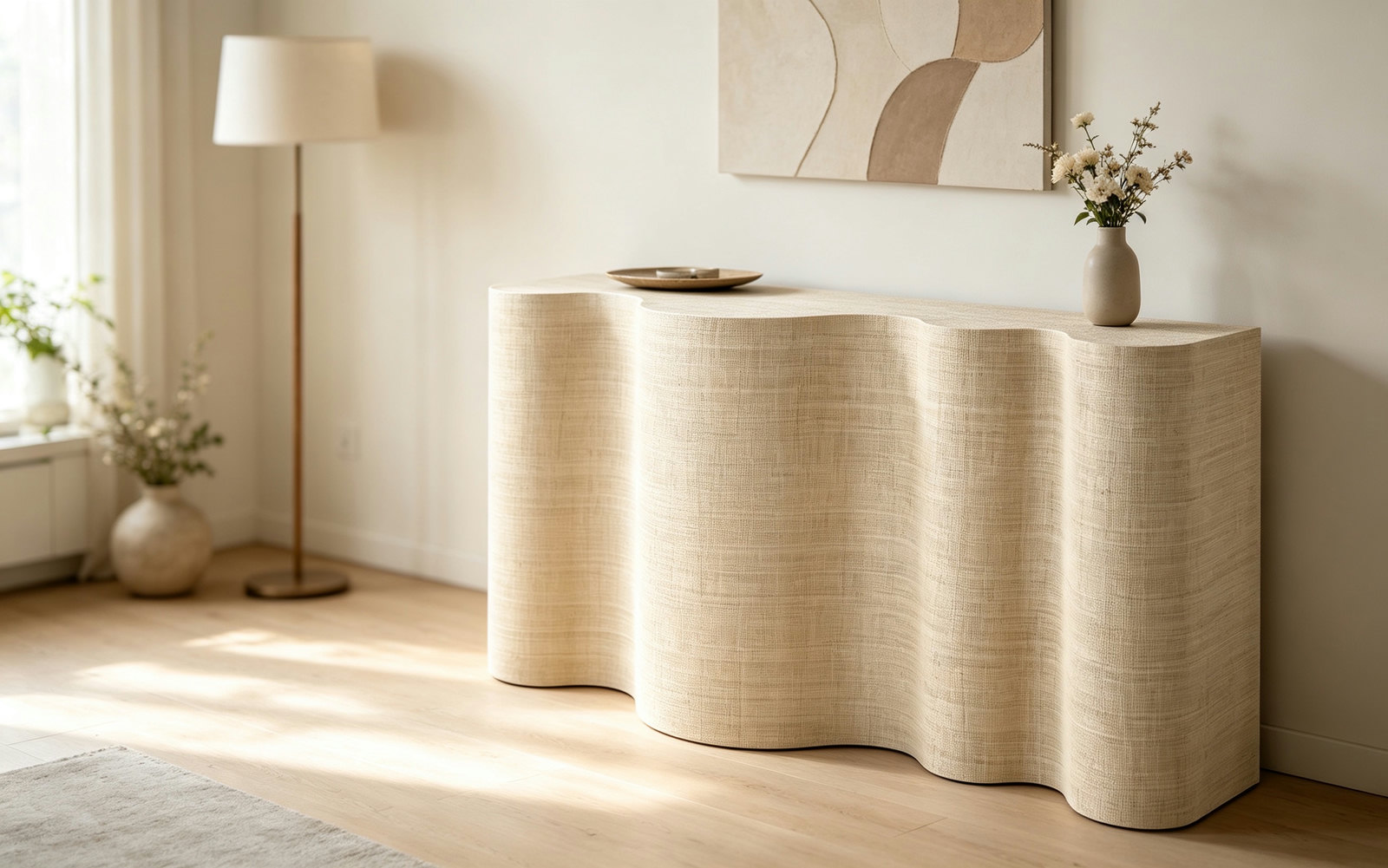 Living Room Consoles & Credenzas, Multi-Material Custom Furniture