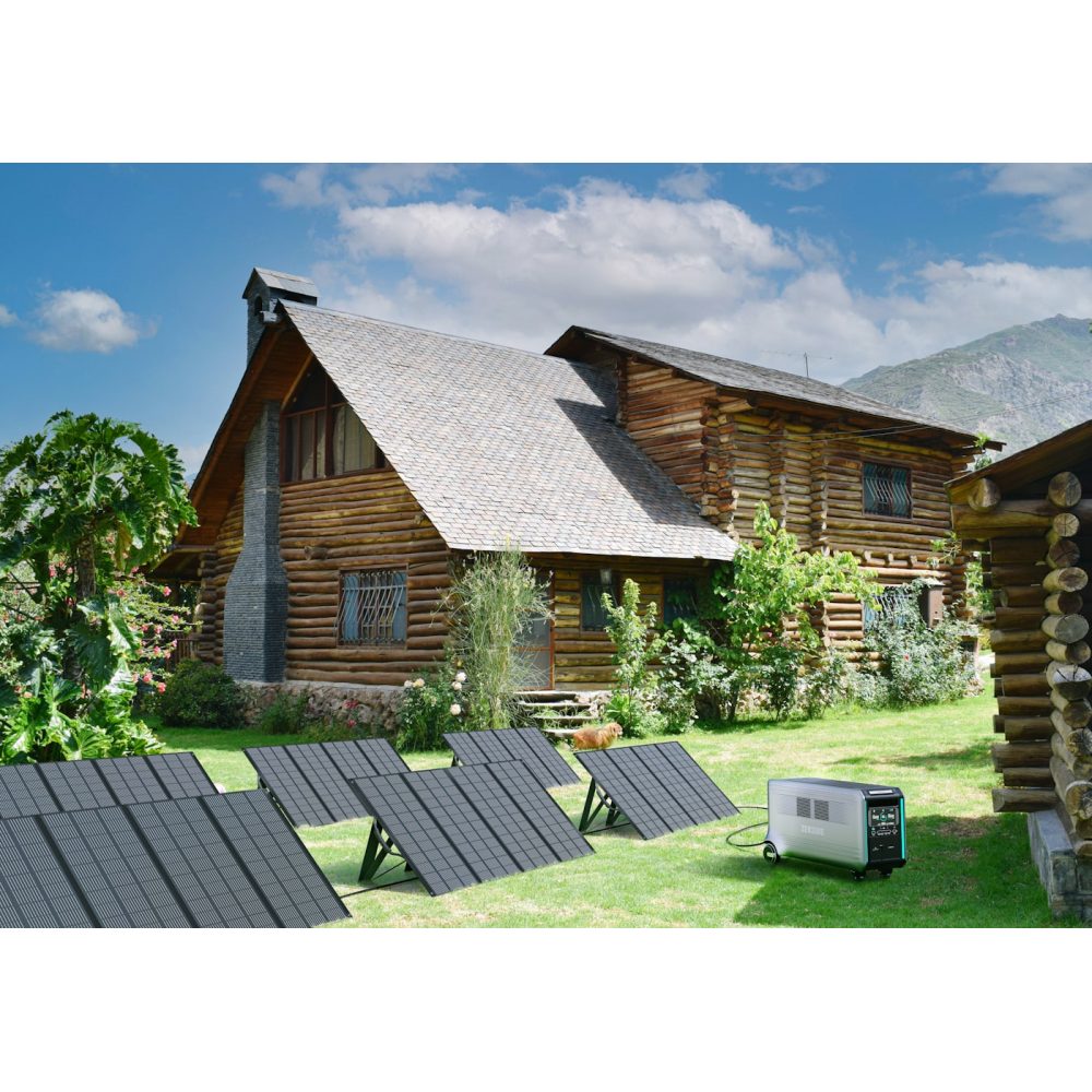 Hybrid solar inverter unit