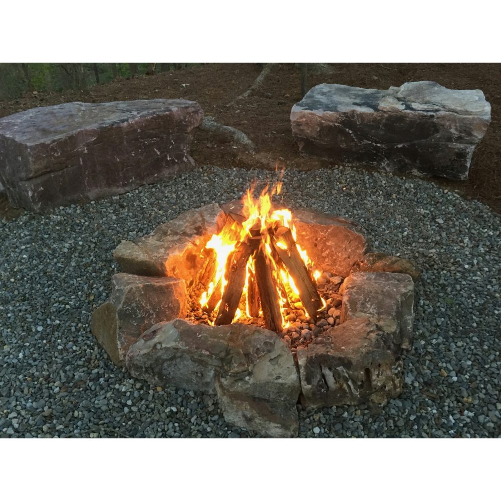 Fire pit with protective cover