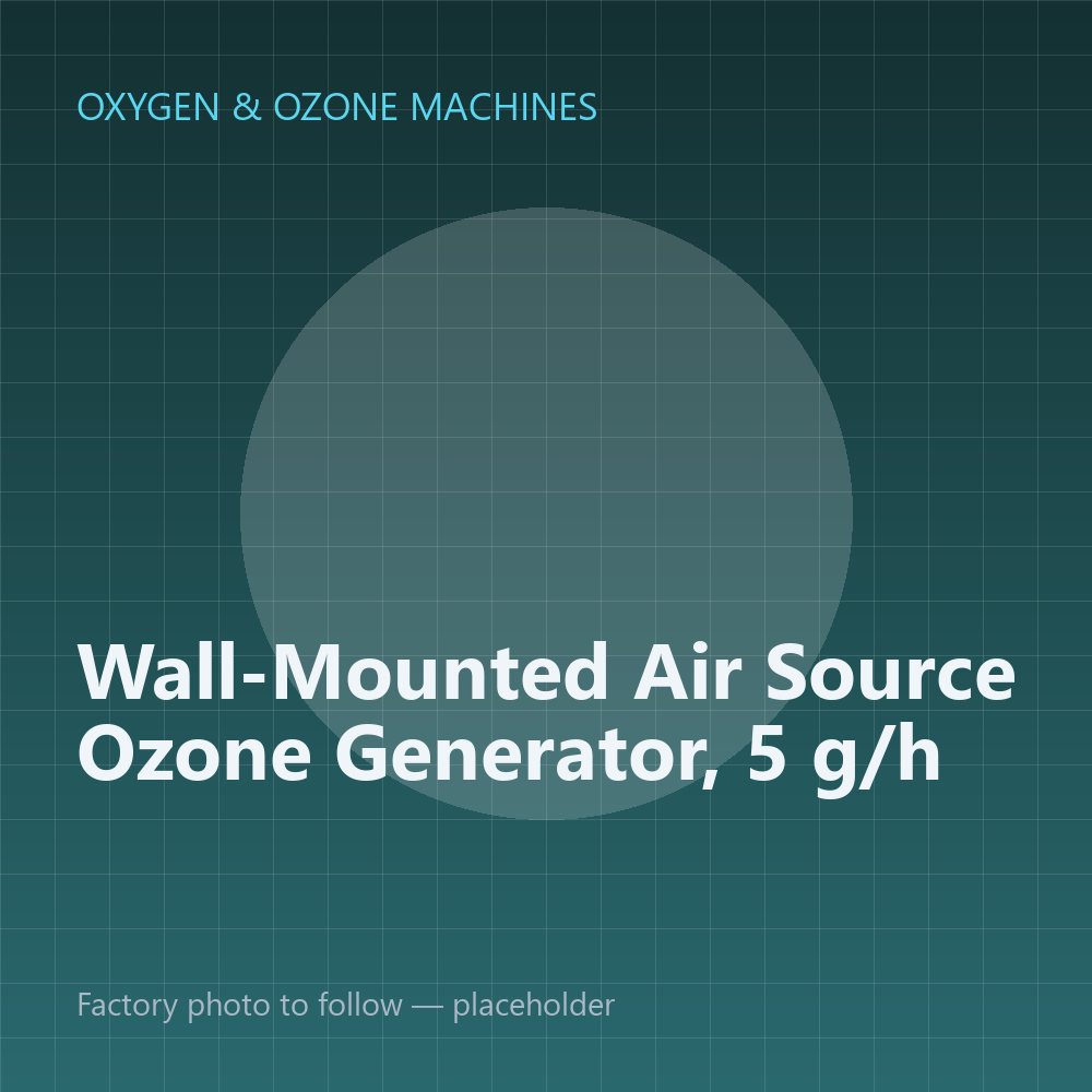 Wall-Mounted Air Source Ozone Generator, 5 g/h — placeholder image