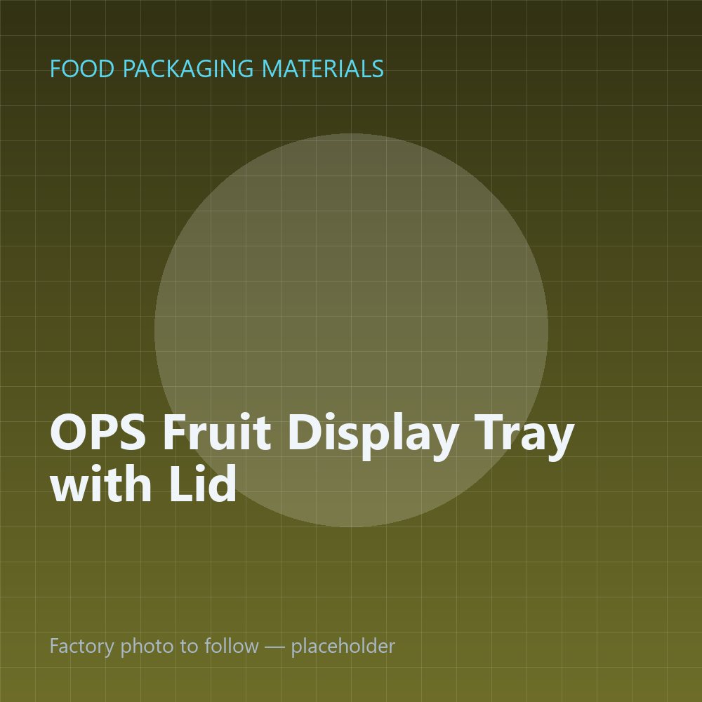 OPS Fruit Display Tray with Lid — placeholder image